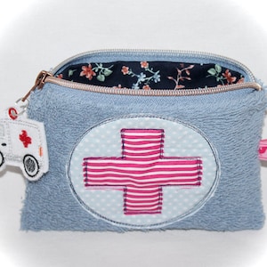Notfall-Täschchen, Medikamenten-Täschchen- Medizin-Tasche, Sos-Tasche, Pflastertasche, Pflastertäschchen