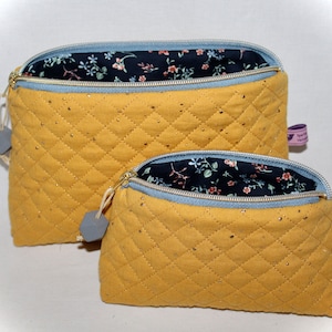 Muslin cosmetic bag, cosmetic bag, cosmetic pouch