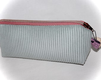 Mäppchen aus Cord, Federtasche Cord, Kosmetiktasche Cord