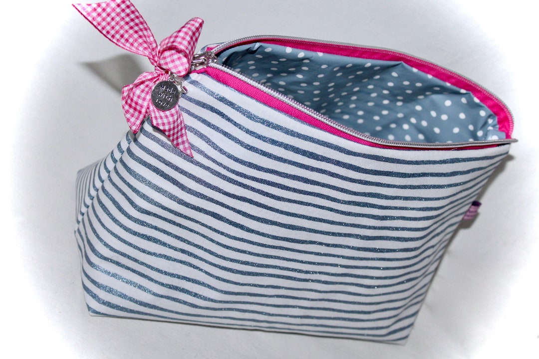 Mr. Wonderful Kulturbeutel 'Madrid' – Baumwolltasche Mit Reißverschluss, Buntes Städtedesign