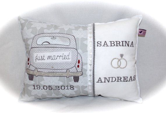 Cuscino Personalizzato Con Cognome: Regalo Di Nozze E Fidanzamento - Italia - Foto 6