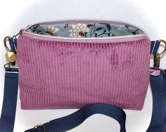 Corduroy bag, bag made of corduroy, corduroy shoulder bag, corduroy handbag