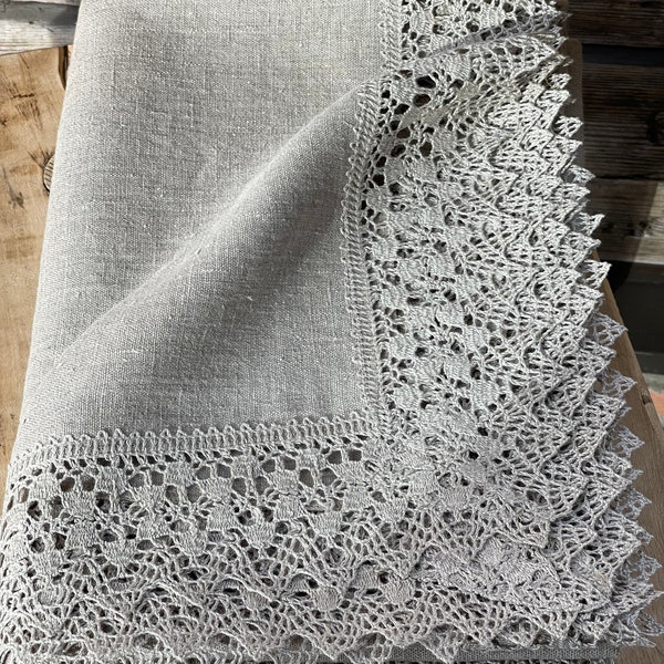 Lace Tablecloth - Etsy