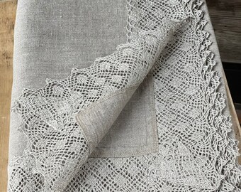 Nappe lin gris Pauline Made in France - Du Sens Aux Choses