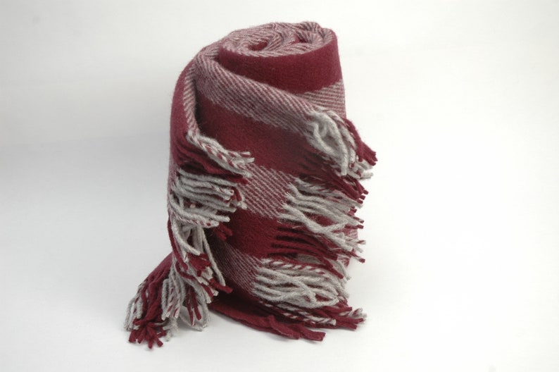 Redgrey throw blanket with fringes Wool throw blanket with fringes Wool blanket Pure wool throw 51/'/'X79/'/'130X200cm Perfect Christmas gift