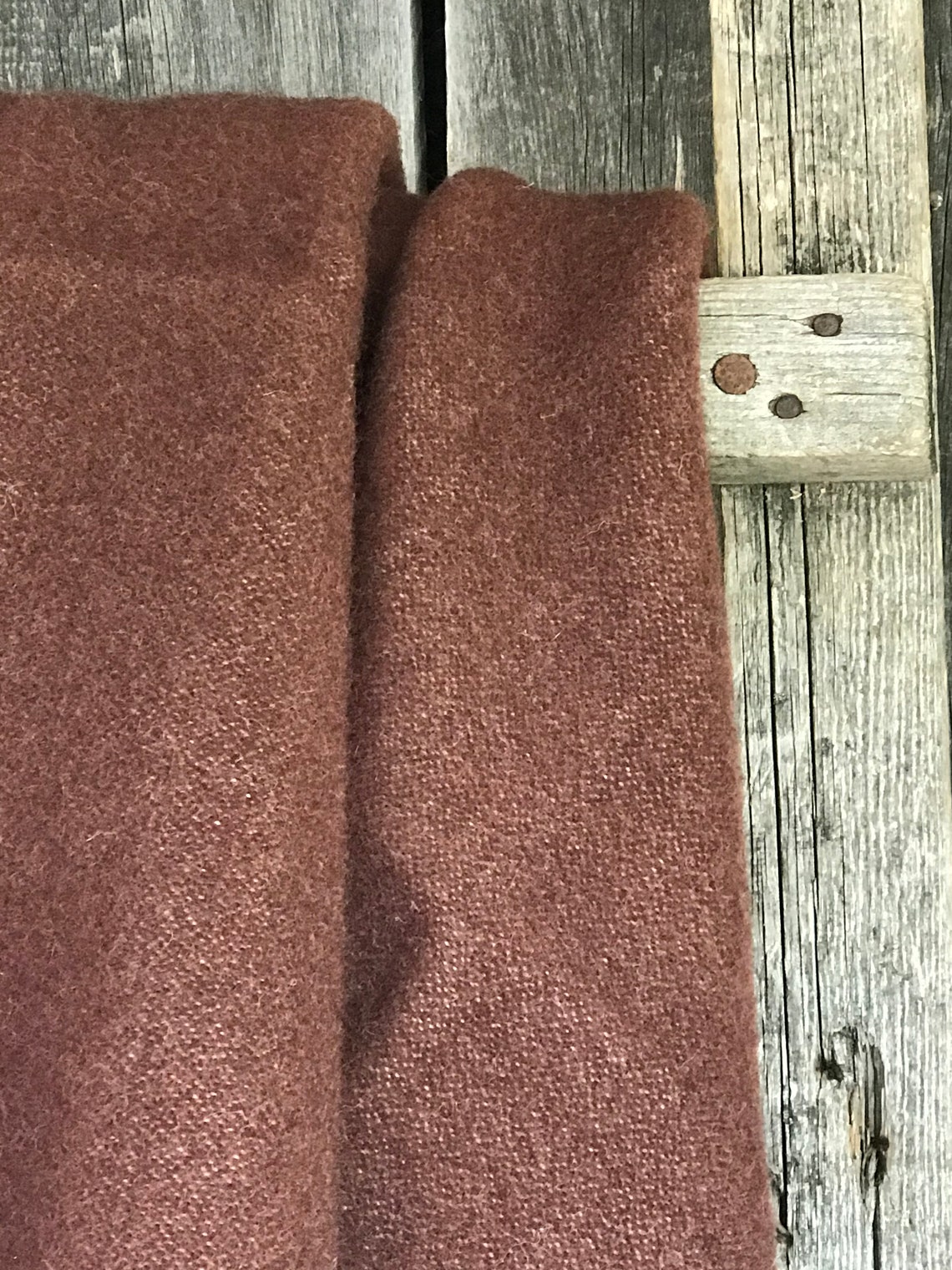 Beige/brown Pure Wool throw blanket Chocolate brown warm wool Etsy