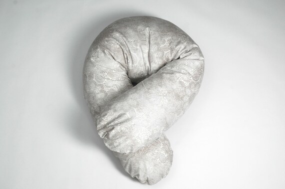 Shabby Shic Cotton Buckwheat Nursing Pillow Huge Beige Etsy