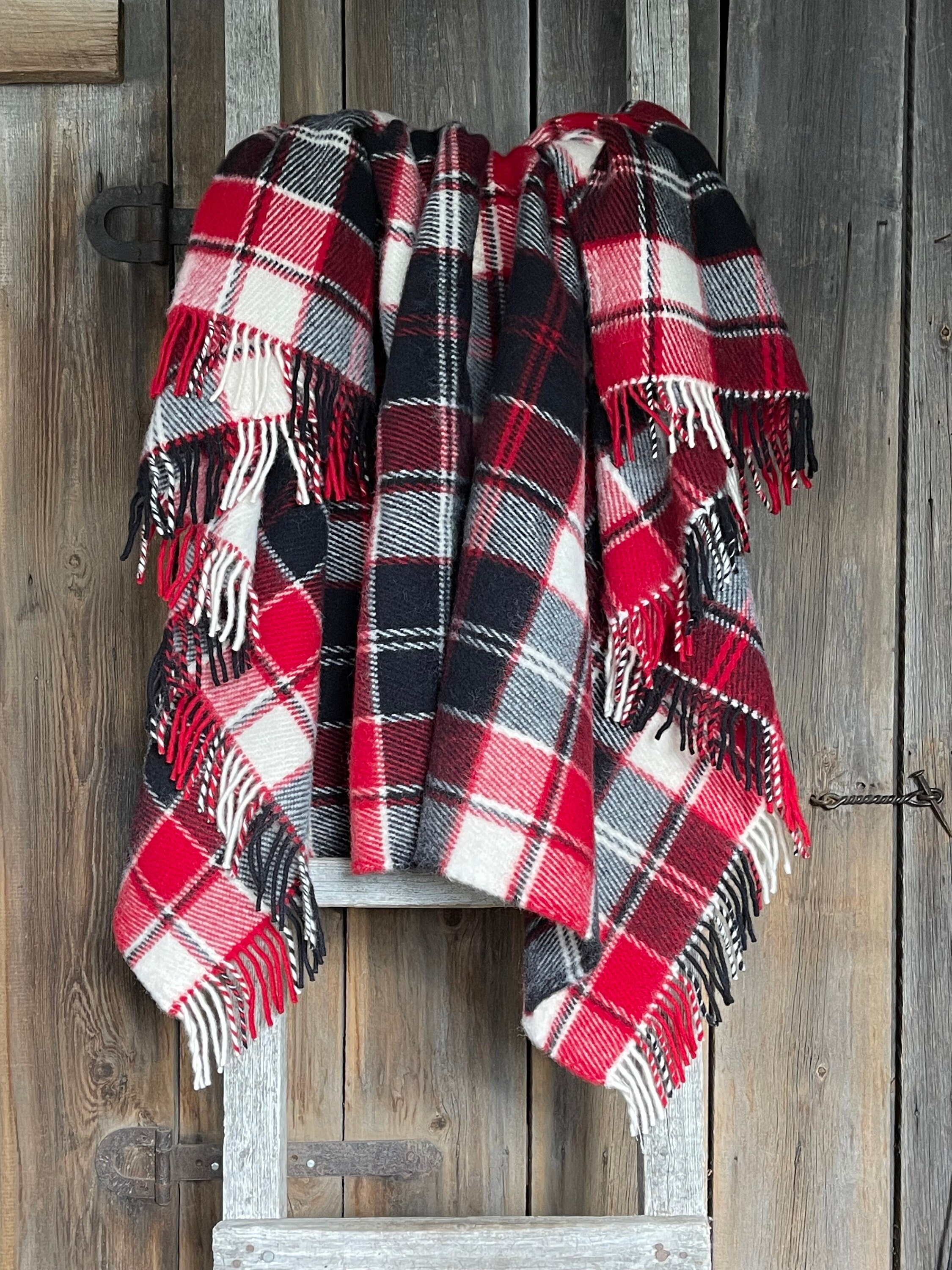 GG ＆チェック ウール スローブランケット GG ＆チェック ウール スローブランケット 【公式通販】