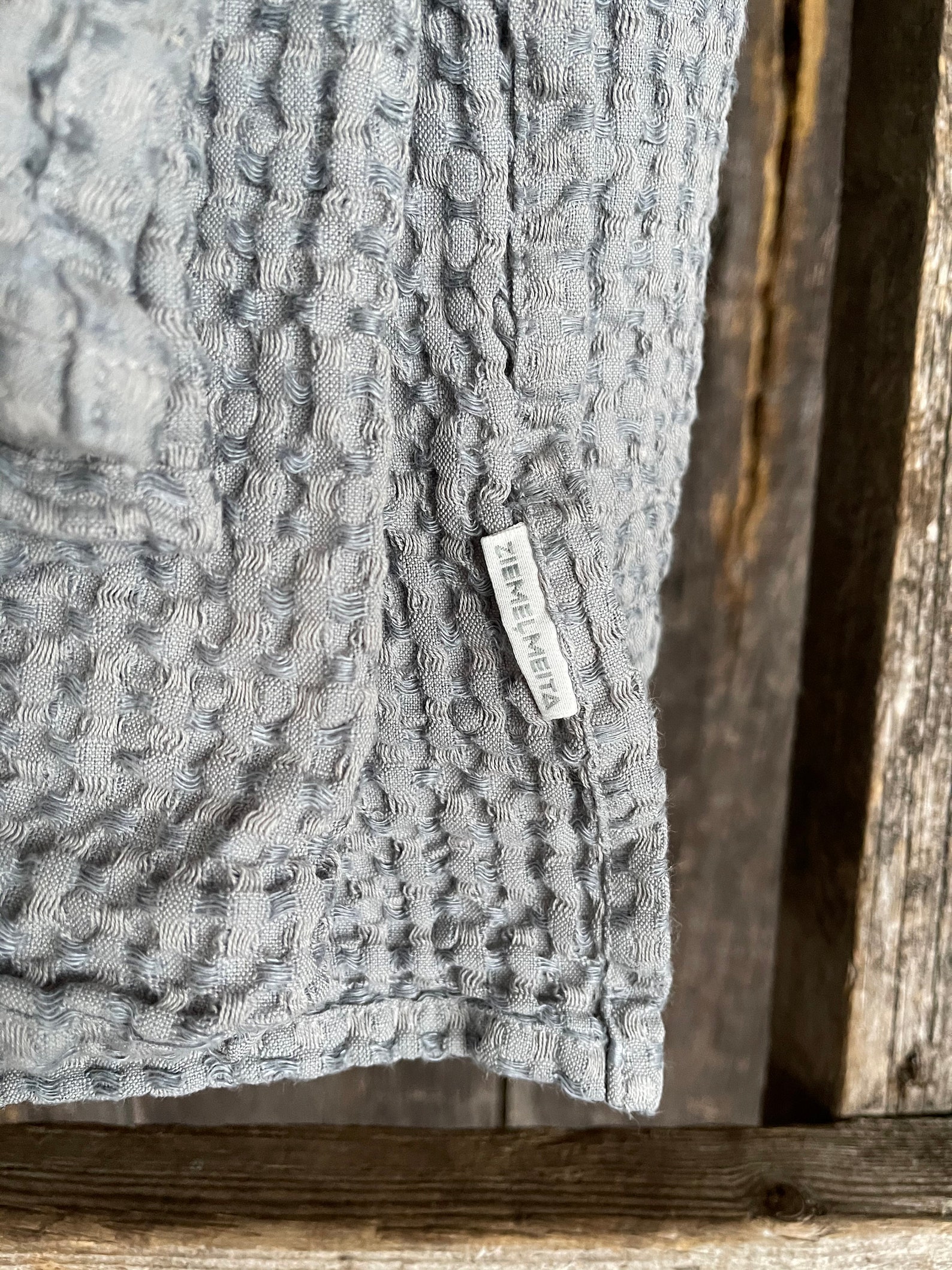 Light Grey Waffle Linen Bed Throw Blanket Soft Grey Waffle Etsy