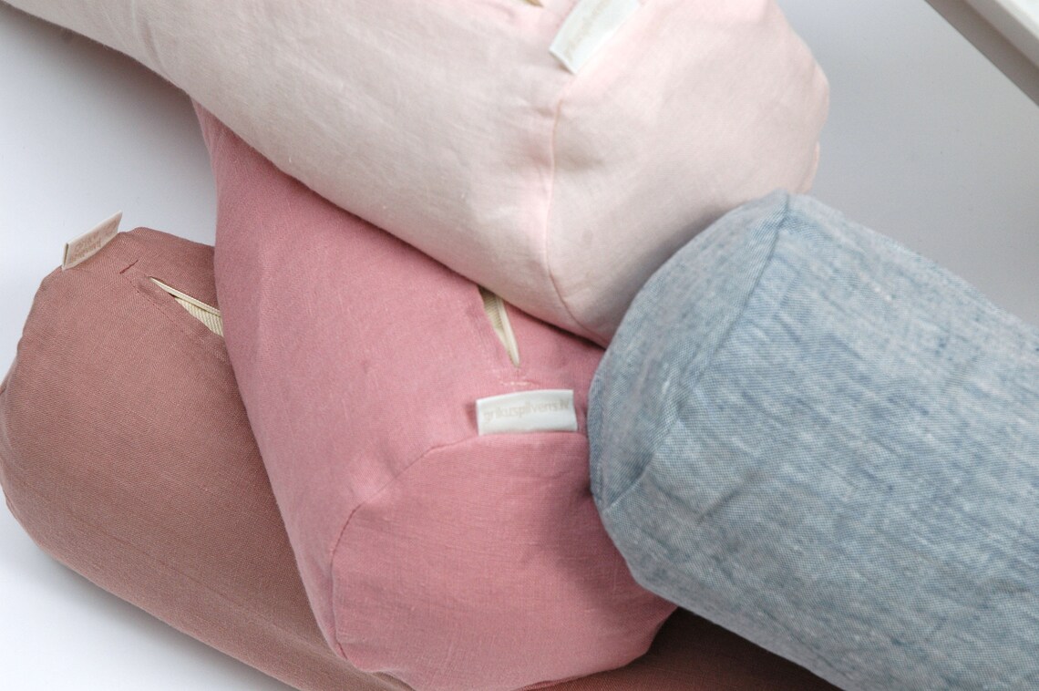 Bolster Neck Pillow Roll Neck Pillow Buckwheat Neck Pillow Etsy