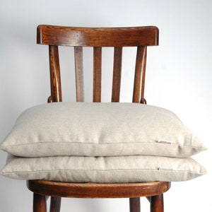 Square size grey linen Buckwheat pillow Buckwheat neck pillow 20&quot;x20&quot;/51x51cm Zero waste Buckwheat neck pillow Ortopedic buckwheat pillows