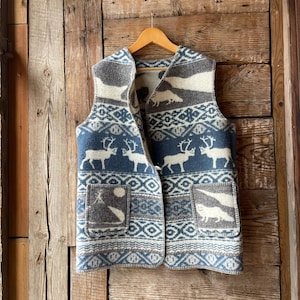 Graue Wolle Decke WESTE mit Taschen Nordische Wolle Reine Lammwolle ärmellose Weste Taschen-Taste XXL-Wolle Wrap rund Körper warm atmungsaktiv