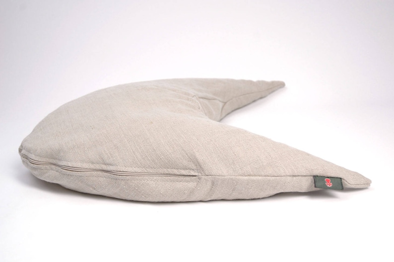Half Moon Buckwheat Pillow Neck Support Pillow Sleep Pillow Etsy