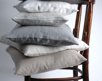 Standard size Buckwheat hulls pillow+ suitable stonewashed linen pillowcase Zero Waste Buckwheat pillow Japanese pillow 16''x24''/40x60cm