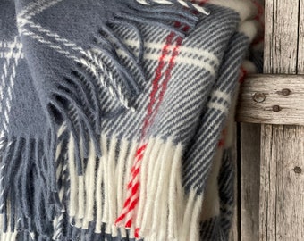 ECOLÁ チェック柄ウールブランケット / Mサイズ ECOLÁ チェック柄ウールブランケット / Mサイズ ECOLÁ チェック柄