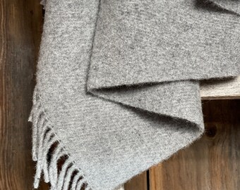 ARVO wool blanket    130x180+fringes グレー ARVO wool blanket 130x180+fringes グレー ARVO wool blanket