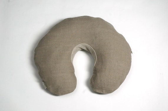 Travel Pillow Neck Pillow Buckwheat Neck Pillow Zewo Waste Etsy