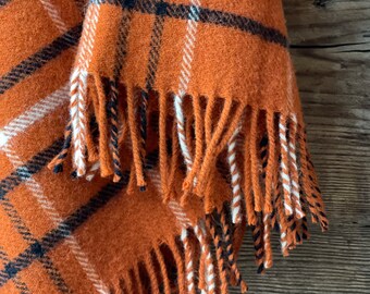 新品 ミッソーニ ポンチョ カーディガン フード付 チェック柄 オレンジ 新品 ミッソーニ ポンチョ カーディガン フード付 チェック柄 オレンジ