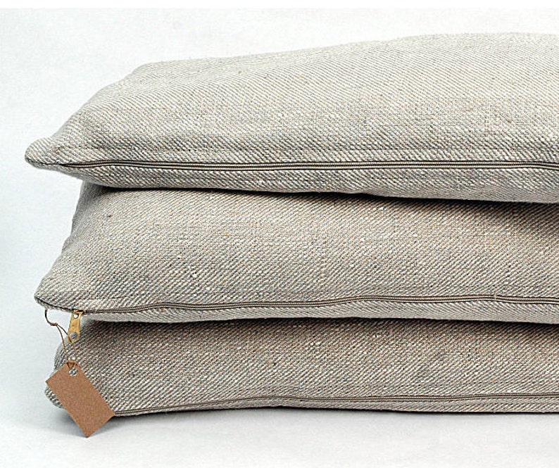 Small Buckwheat Pillow Natural Grey Linen Pillow Travel Etsy Sweden