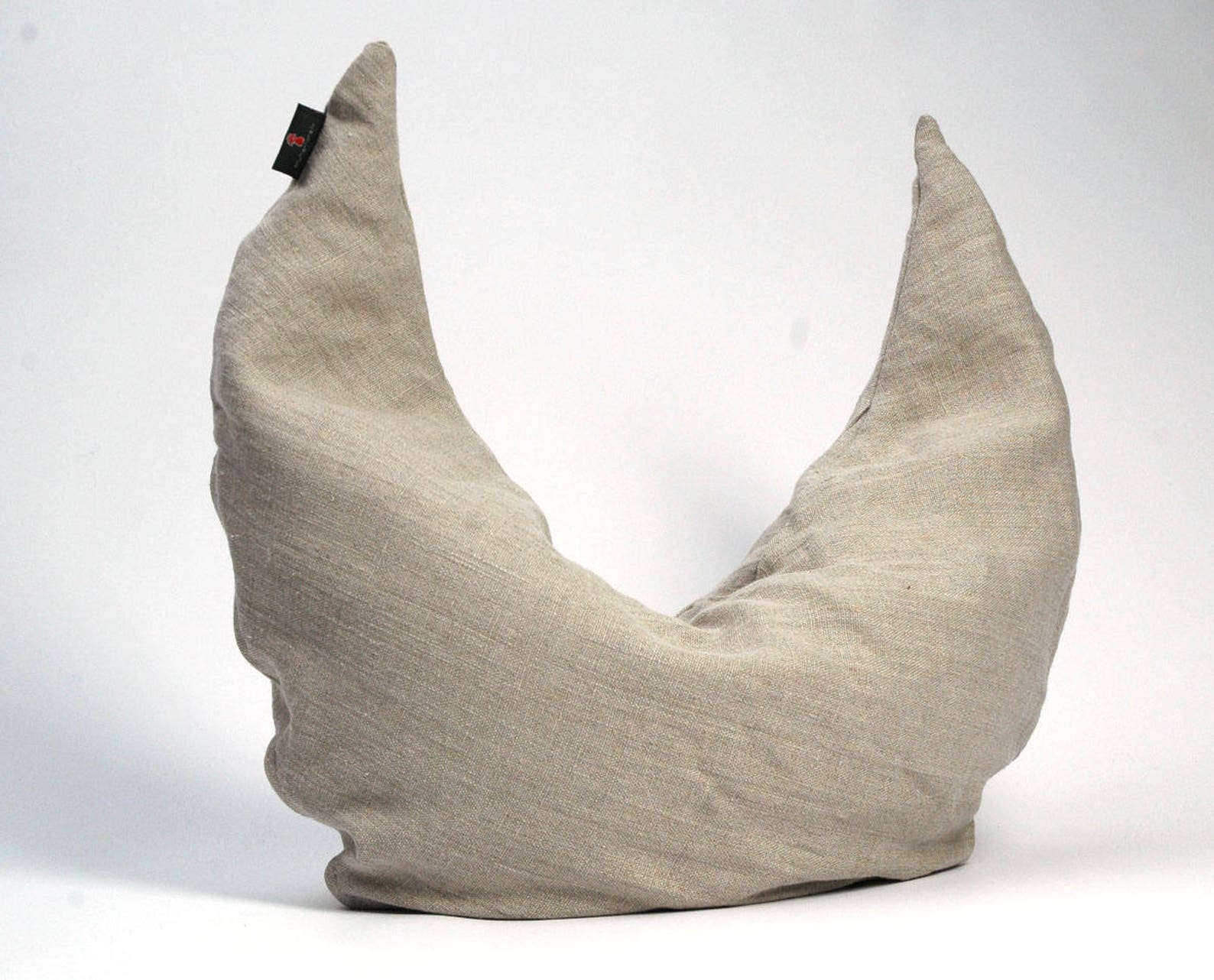 Half Moon Buckwheat Pillow Neck Support Pillow Sleep Pillow Etsy