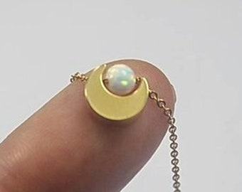 Opal sun Jewelry.Moon Sun Necklace .Kids necklace ,Children's Jewelry,Sister daughter birthday gift  Jewelry.Toddler Child Kewelry gift.