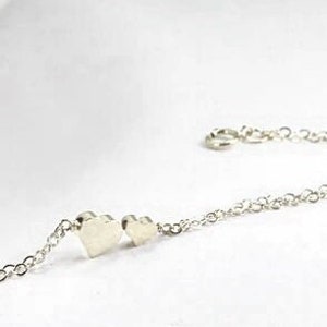 Motherhood Bracelet .2 hearts .New Mom Jewelry Baby Love Bracelet.Two Heart Bracelet-.Mom To Be gift, New Mom, Mother Gifts, Mom Child gift.