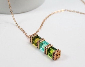 Drei Schwester sinnvoll Schmuck, personalisierte Geburtssteine, 3 Geburtssteine Schmuck, personalisierte Geburtsstein, benutzerdefinierte Mini kleine Geburtsstein Geschenk.
