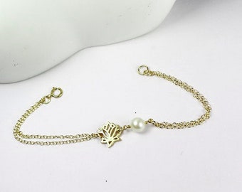 Bracciale di loto, braccialetto di fiori, braccialetto Yoga, braccialetto di meditazione, braccialetto spirituale, braccialetto di consapevolezza, braccialetto di pace, braccialetto di armonia