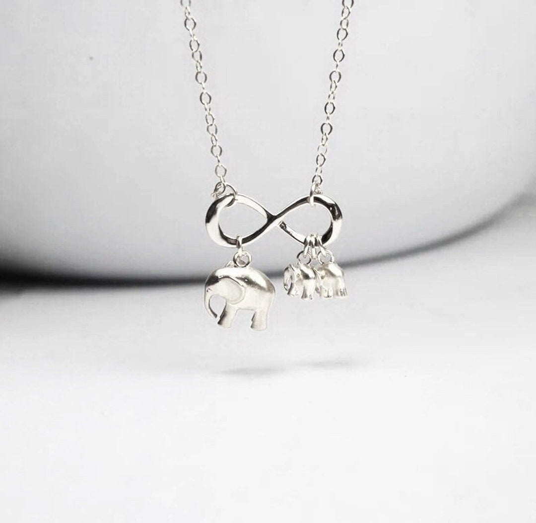 Set di gioielli da donna a forma di cuore con simbolo dell'infinito, bracciale in argento 925 lucido, collana da donna con ciondolo, set di gioielli per lei, collana per ragazze, regalo di