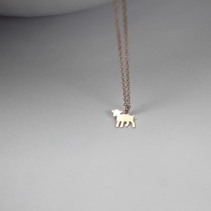 Initial goat necklace, Personalized Pet Goat Jewelry .Farm animal necklace Capra necklace .Horned animal pendant. Silver or gold goat charm image 6