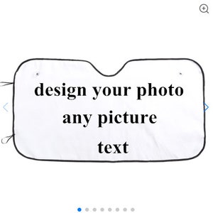 Windshield Sun Shade Paris Hilton Etsy Ireland