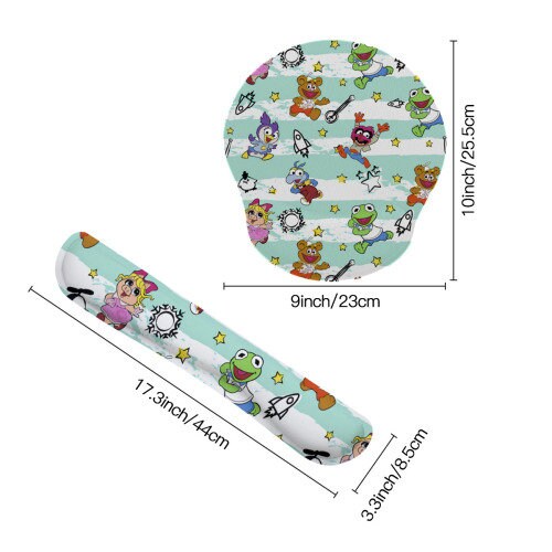 Personalized Keyboard and Mouse Pad Set With Wrist Rest,custom Photo