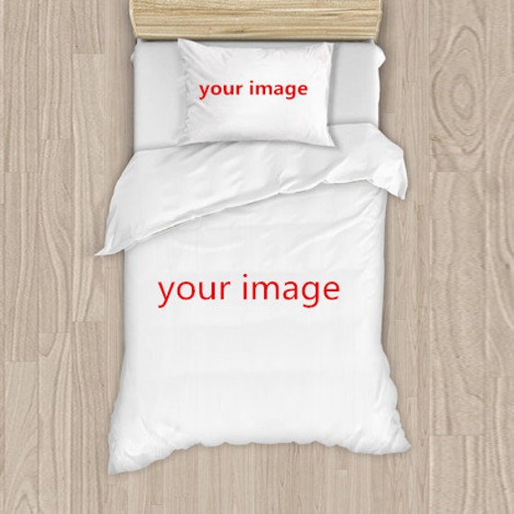 Custom bed Duvet Cover 3piece,Personalized Bedding Set With Your Own