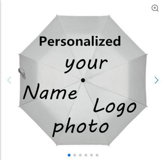 Personalized automatic umbrella with Your Pictures,Customized Name Logo
