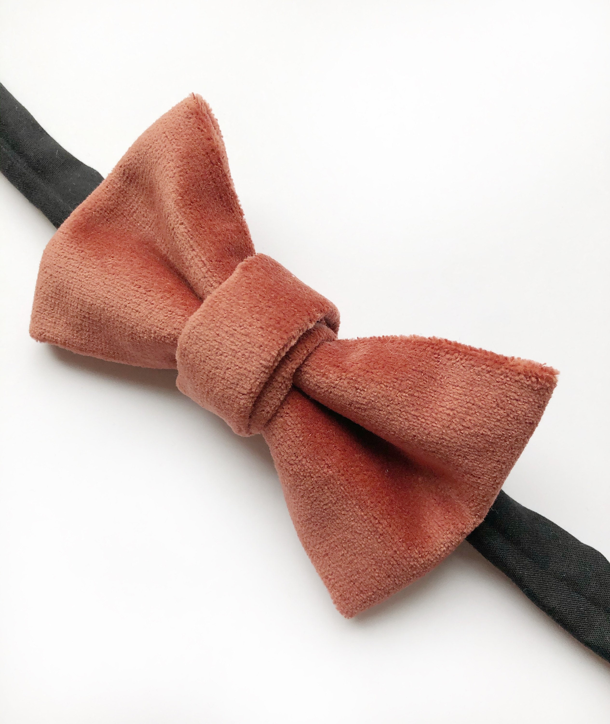 men terracotta tie
