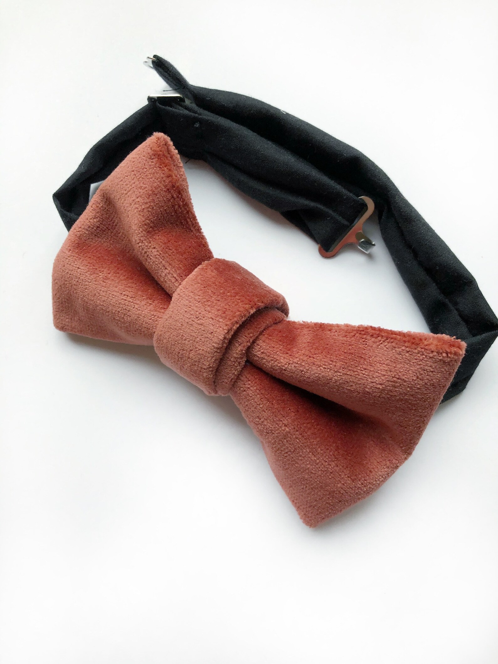 men terracotta tie
