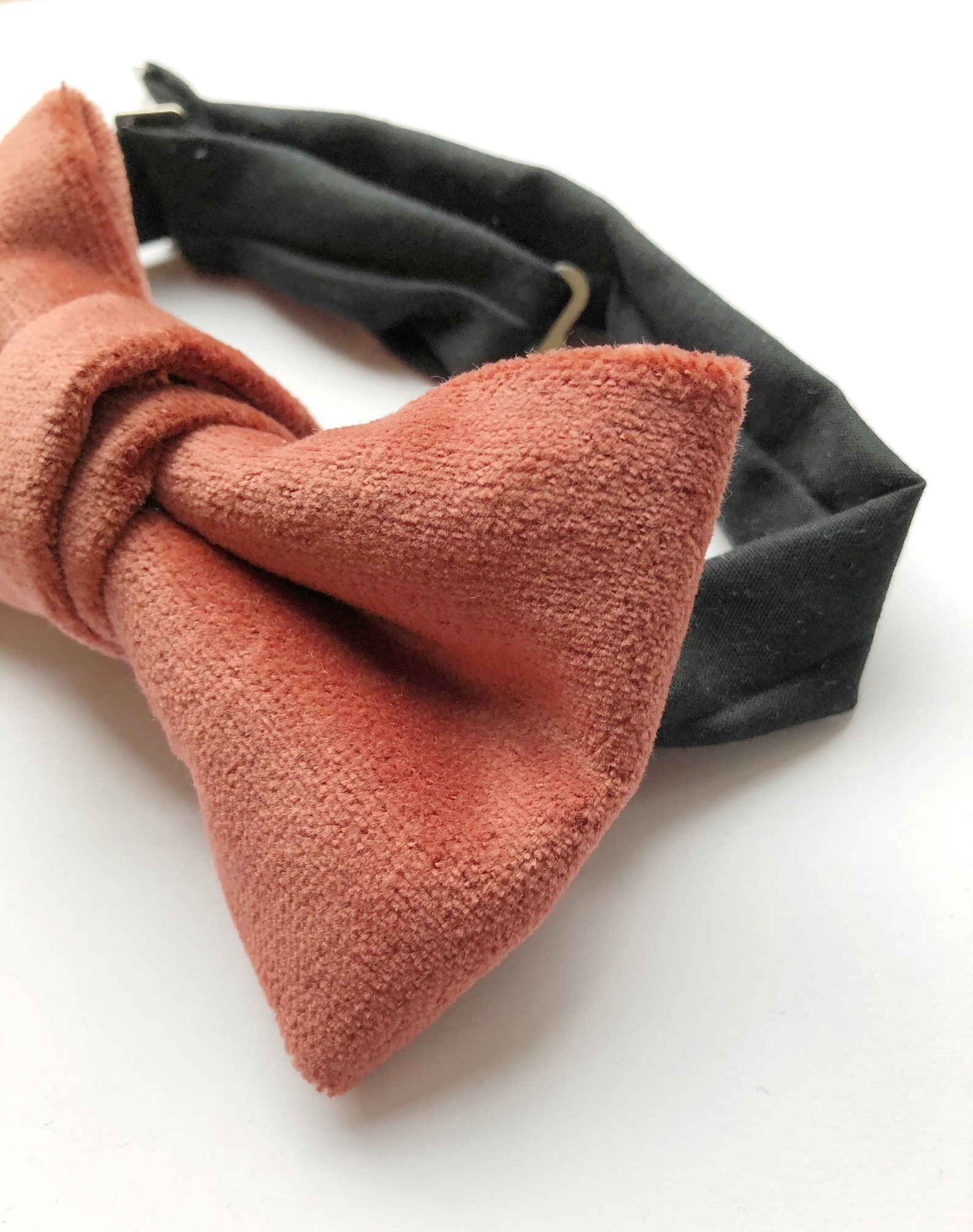 men terracotta tie