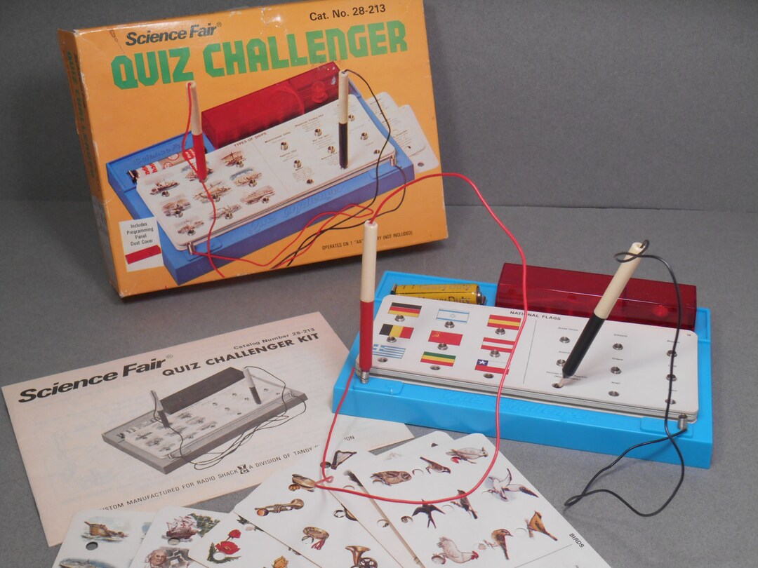 Science Fair Quiz Challenger by Radio Shack Division of Tandy Etsy