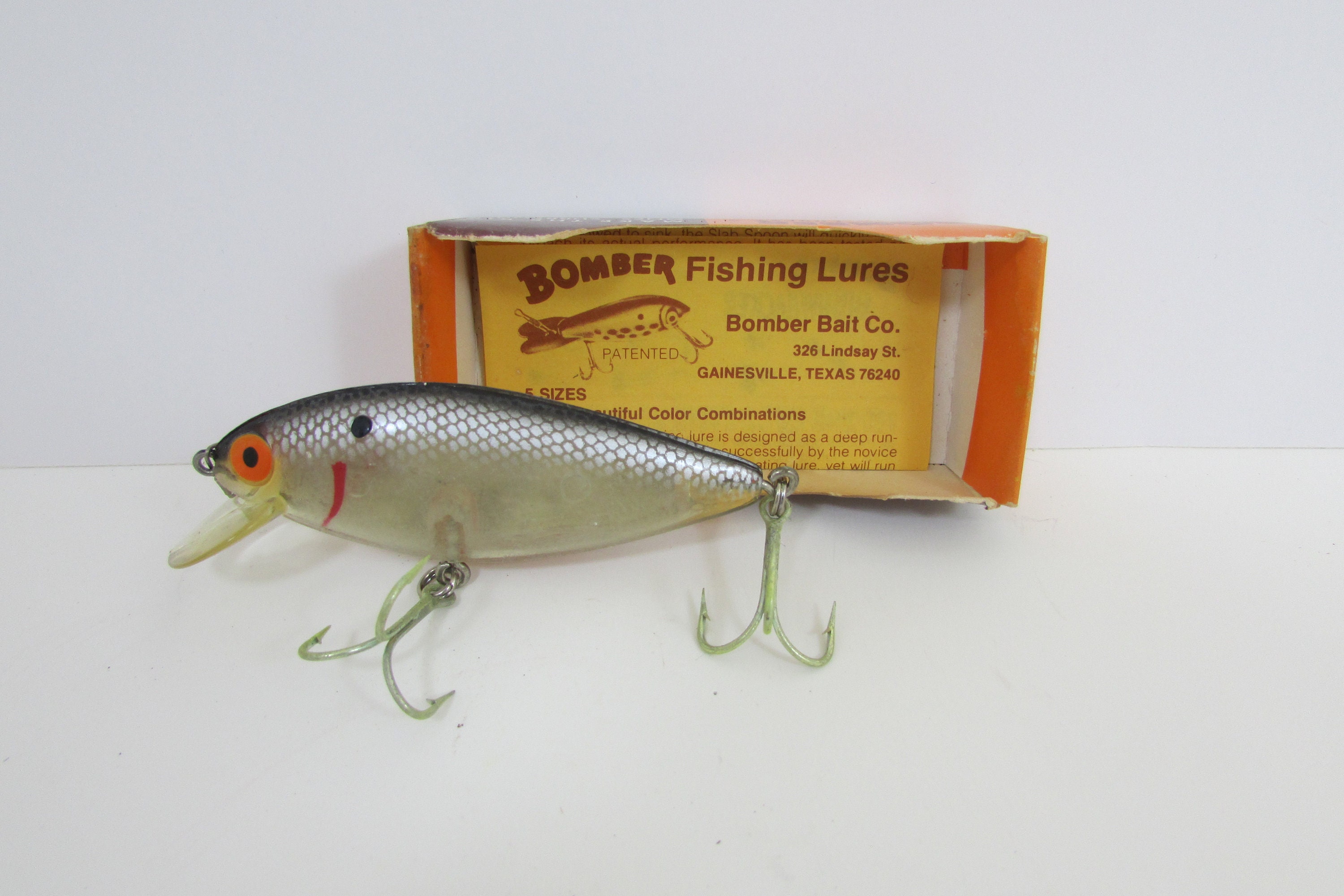 Vintage Bomber Lures Speed Shad Floater Diver 4SS1 Fishing Lure in