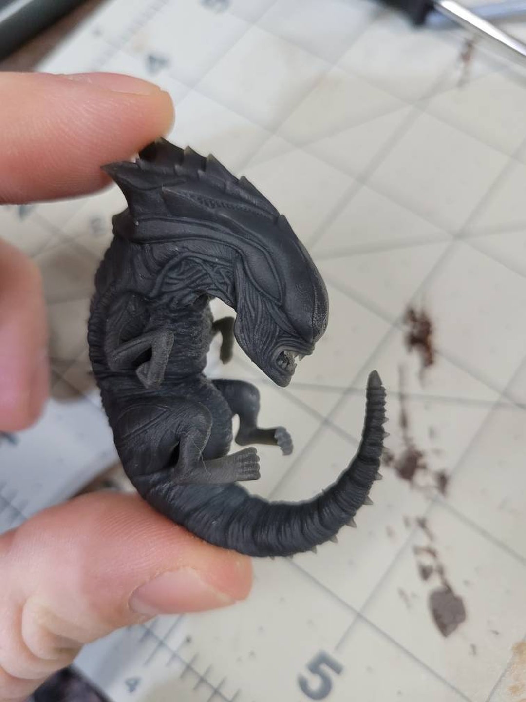 Alien Xenomorph Queen Embryo 3d Printed Etsy