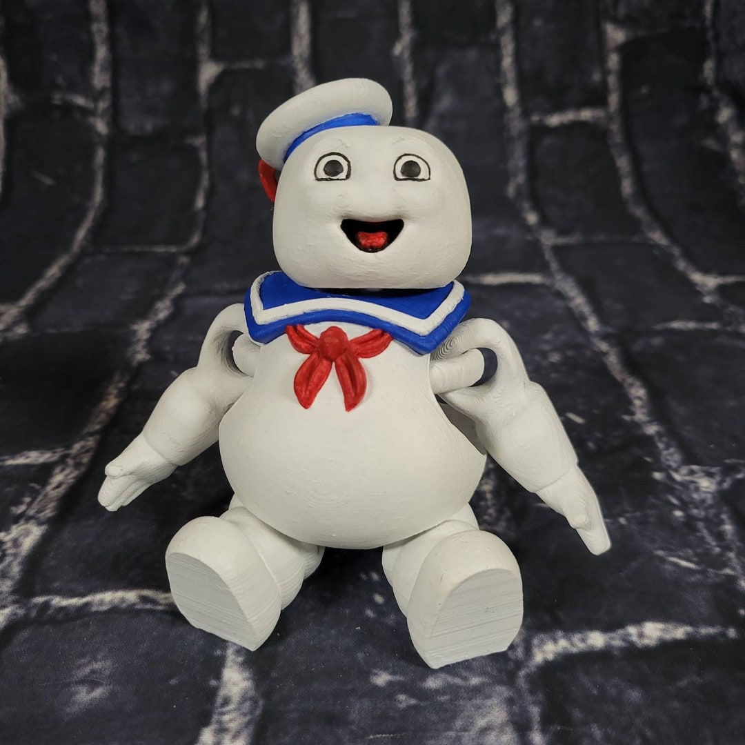 Ghostbuster's Marshmellow Man Flexi Toy Etsy