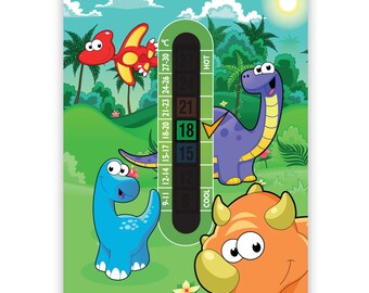 A6 Nursery and Childrens Dinosaur Baby Room Thermometers