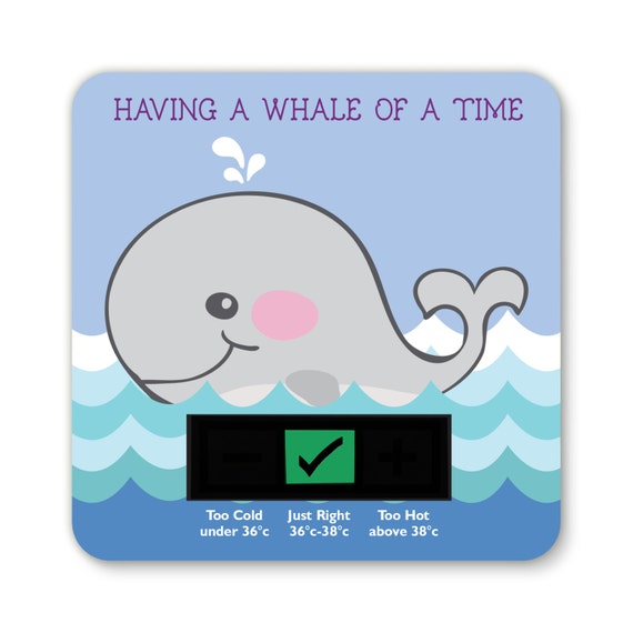 whale bath thermometer