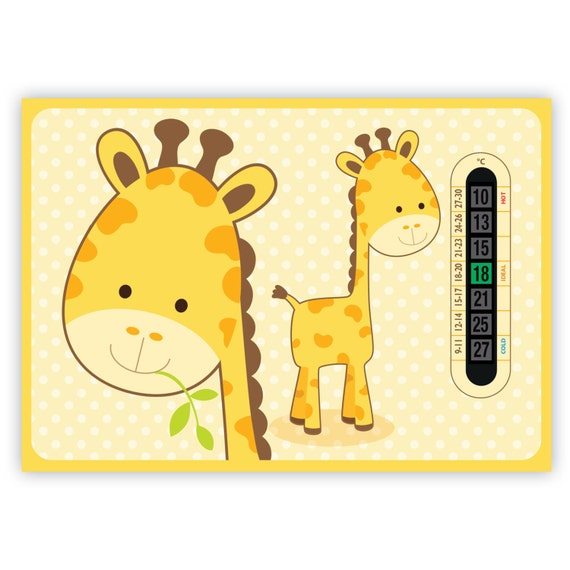 A5 Nursery and Childrens Baby Giraffe Room Thermometer 