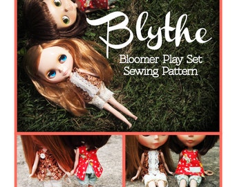 Blythe Bloomers and Tunic Play Set PDF Pattern- Clear, Easy Instructions- Instant Download