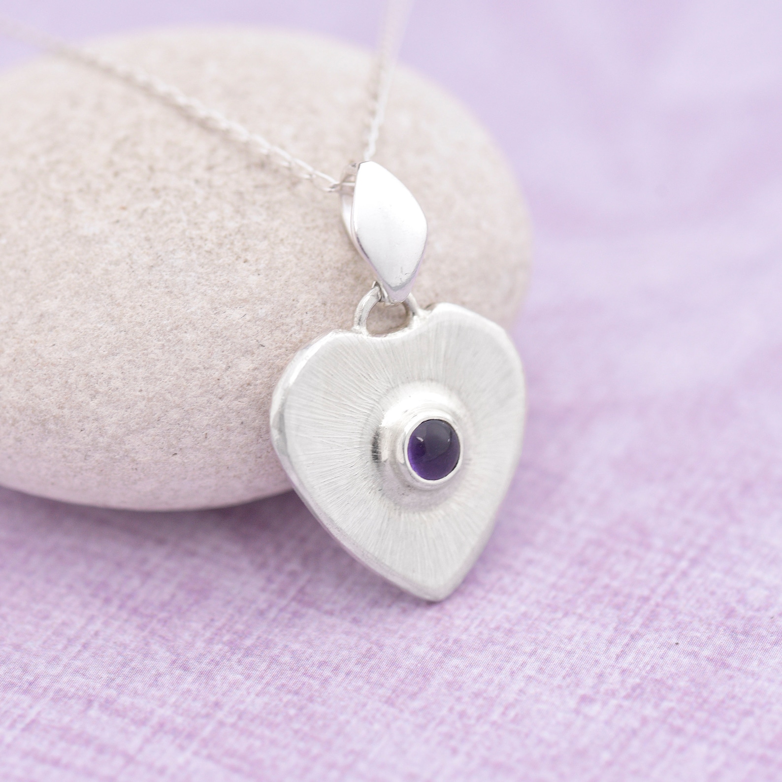 iana jewellery - Amethyste pendant 
