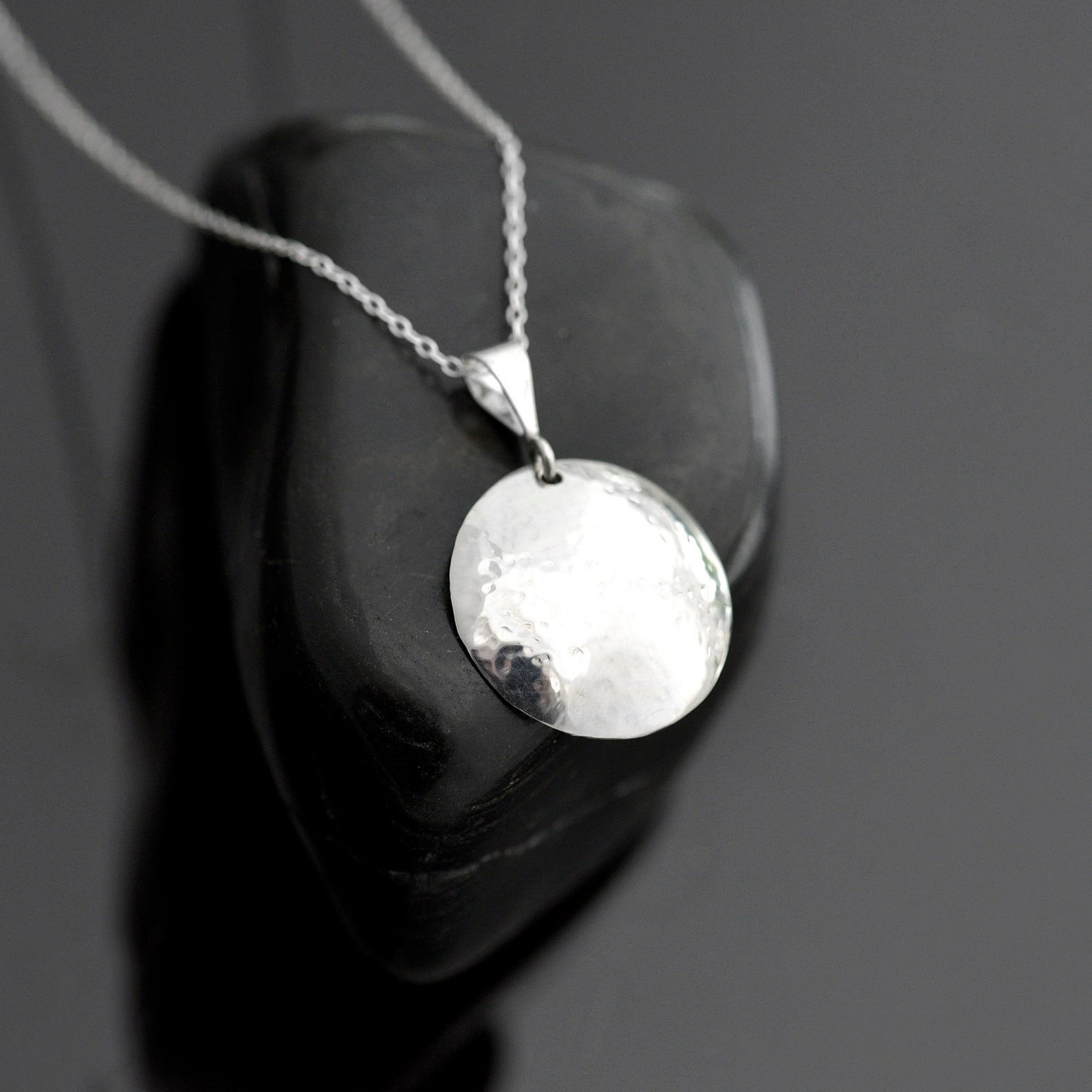 Sterling silver pendant by Ian Caird of iana Jewellery
