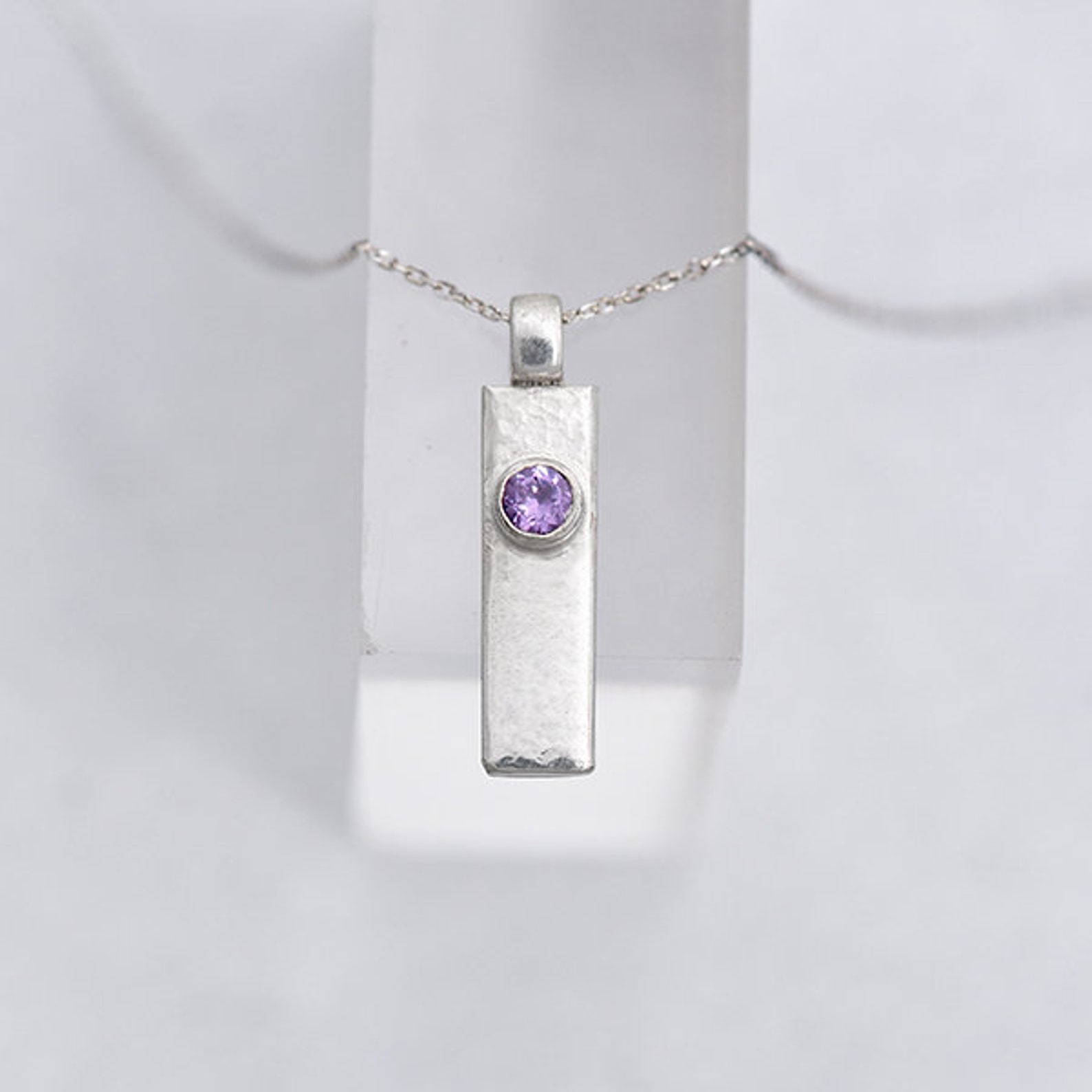 iana jewellery - gemstone pendants Amethyst pendant 