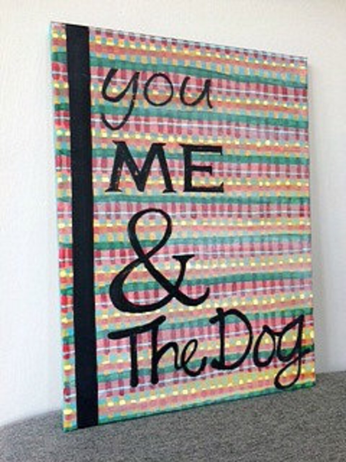 Colorful Dog Artdog Owners Artdog Lovers Artacrylic - Etsy