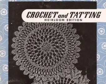 1949 "Crochet and Tatting: Heirloom Edition - Star Book No. 66" - Digital Ebook Instant Download PDF - Tatting Patterns - Antique Crochet